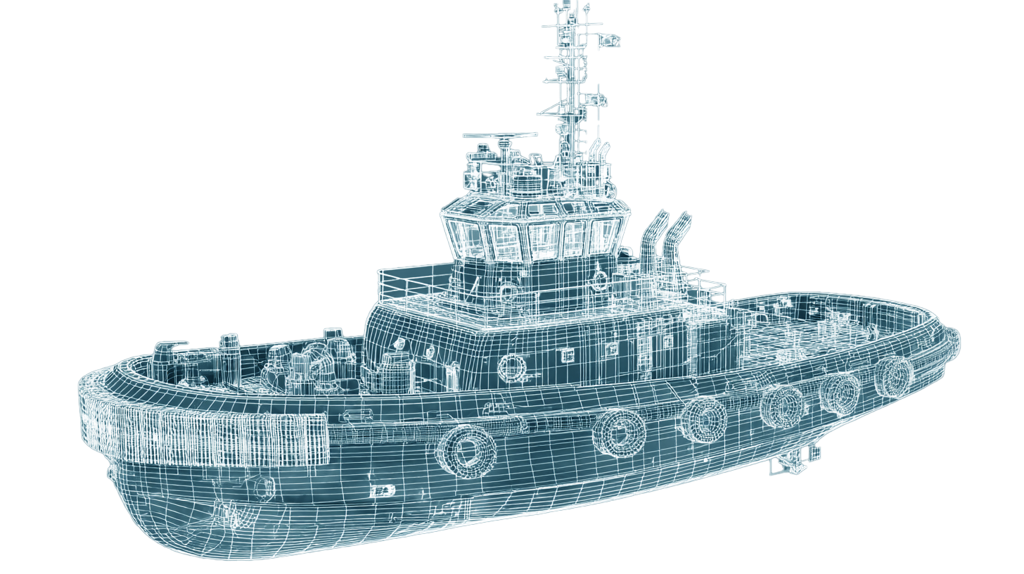 iHelm dashboard for tug operations