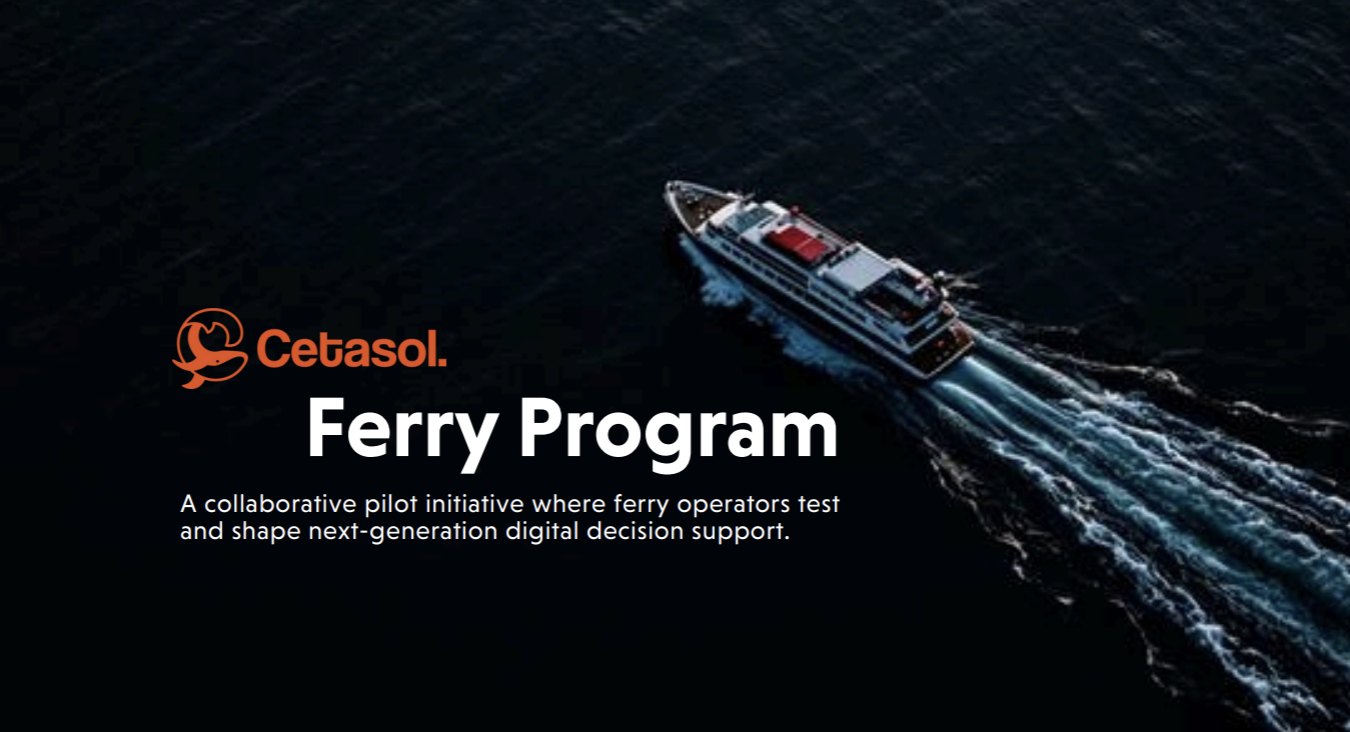 Cetasol Ferry Program - welcome ferry owners