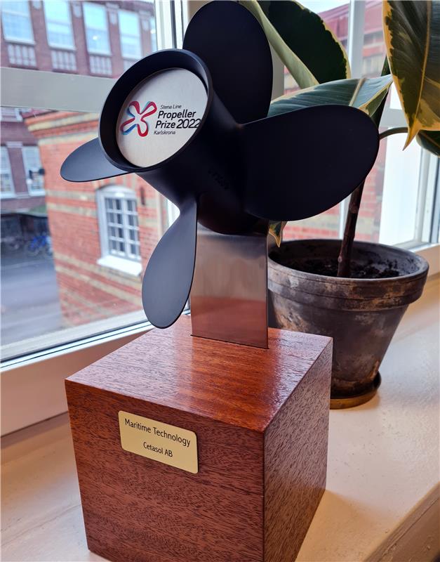 Winner of the Stena Line Propeller Prize